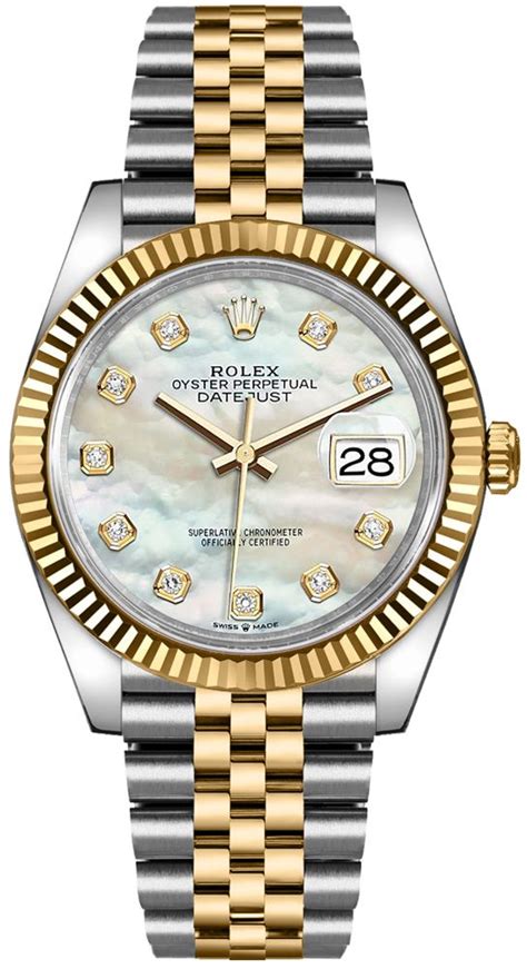 mother of pearl Rolex 36